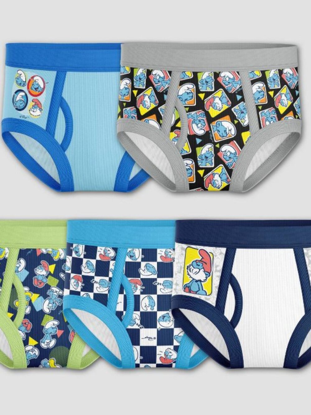 NEW Boys' Smurfs 5pk Briefs - 8